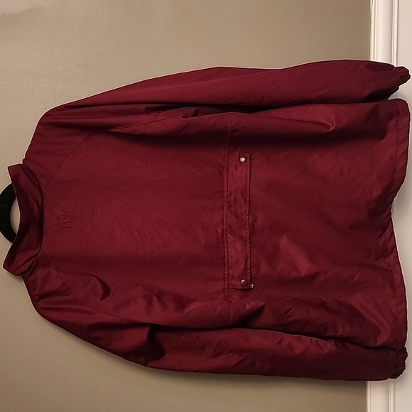PGA Tour Red Jacket with Full-Zip and Fitted Cuffs - Picture 5 of 15
